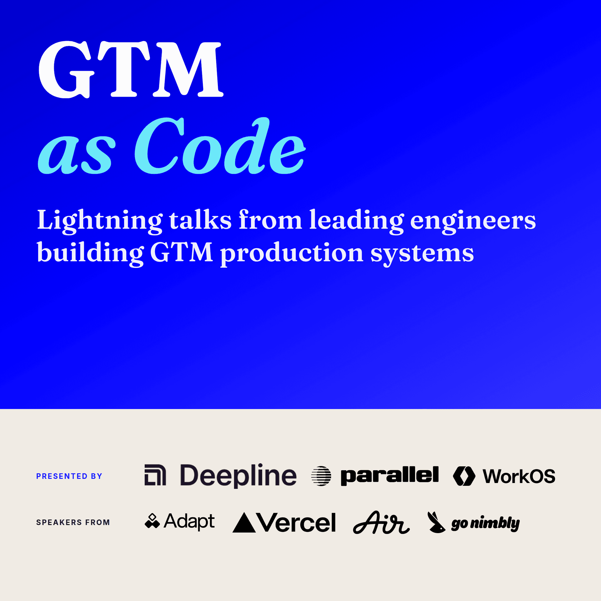 GTM as Code: GTM + AI Lightning Talks